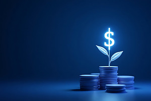 Investment growth strategy concept, a Business Photo by Artonix