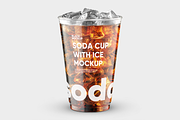 Soda Cup 500ml With Ice Mockup, a Cups & Container Mockup by BlackMockup (Thumbnail 5 of 14)