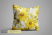 Watercolor Sunflowers Clipart, an Illustration by Ksenia Shmakova (Thumbnail 11 of 12)