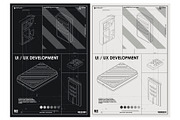 Abstract Futuristic tech Posters, a Technology Illustration by Andrew_Derr (Thumbnail 6 of 10)