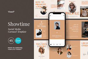 Showtime Carousel Template | CANVA