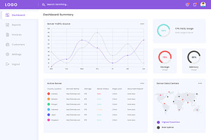 Dashboard Template Design