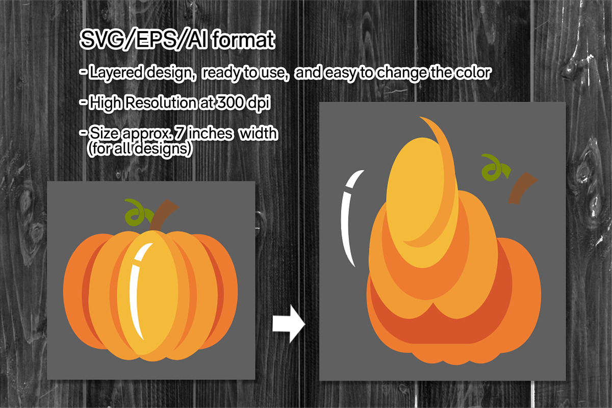 Thanksgiving Clipart Set No Outline, a Seasonal Illustration by V Design Creator (Photo 4 of 8)