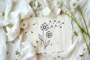 Dandelion Line Art SVG Bundle, a Decorative Illustration by Dervik Art Store (Thumbnail 5 of 8)