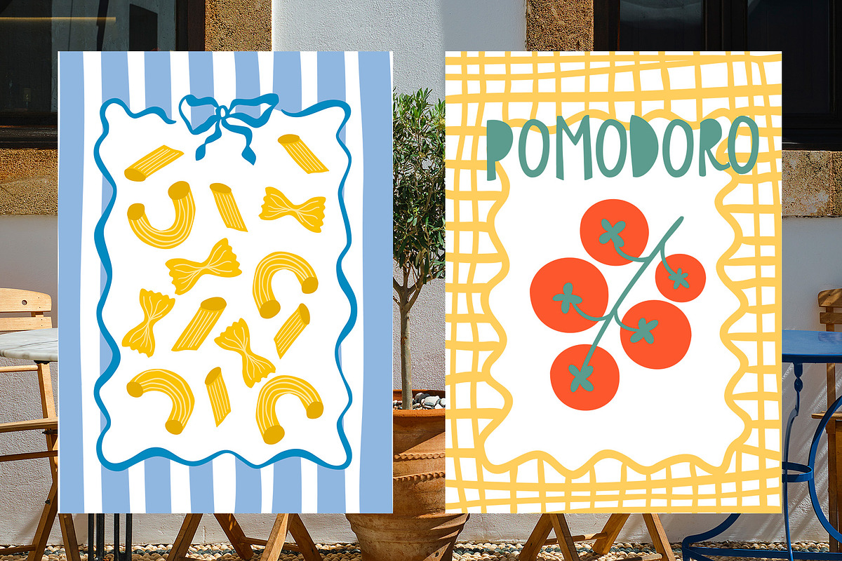 Italian Dolce Vita clipart & posters, an Object Graphic by Tani Kuzminka (Photo 7 of 15)