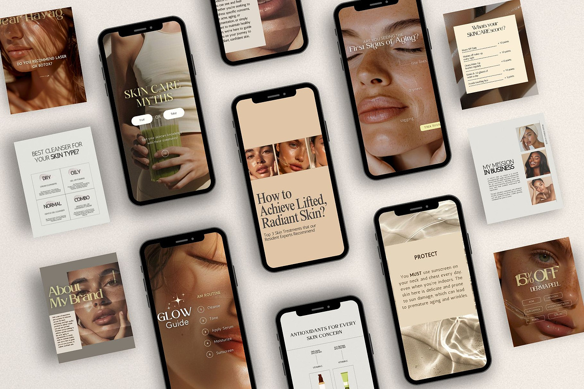 Skincare Post and Stories IG preview 5