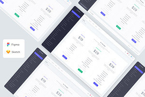 Pricing Admin Dashboard UI Kit