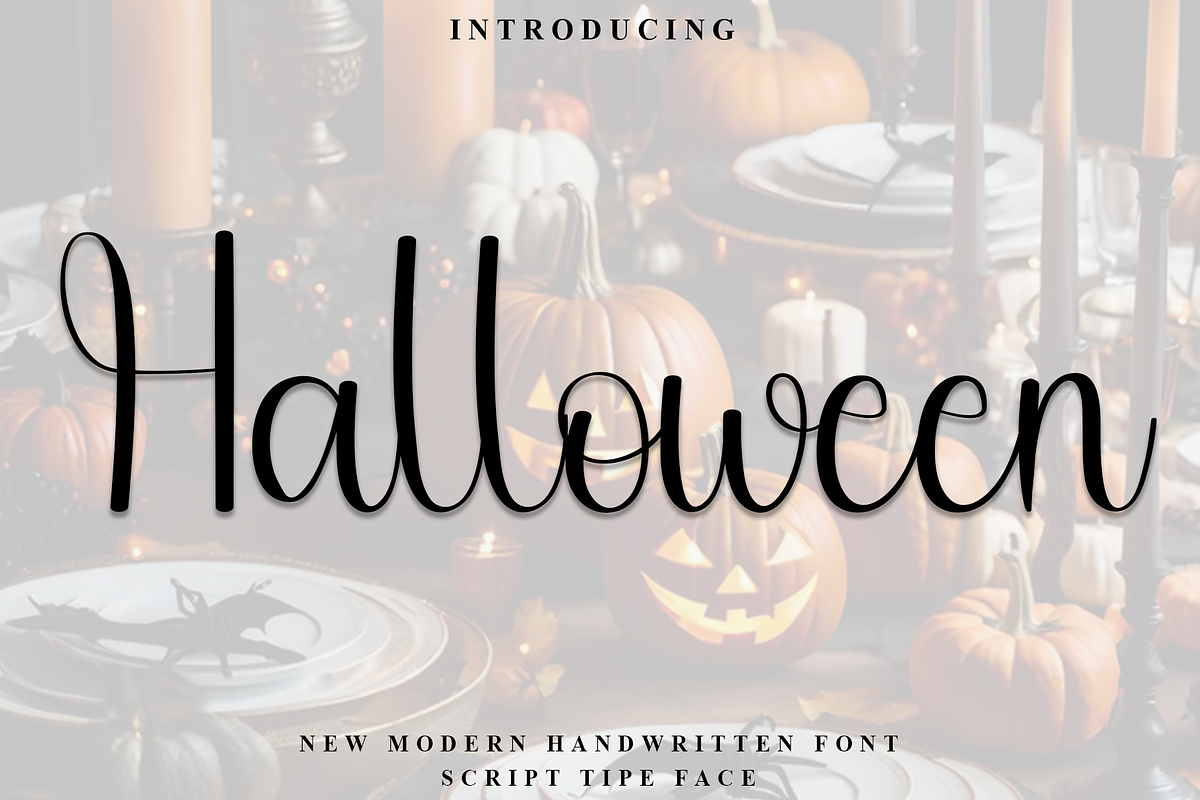 Halloween, a Handwritten Font by FreshTypeINK (Photo 1 of 8)