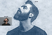 Stipple Ink Artist FX Ps Action, an Action Add-On by Studio Retouch (Thumbnail 6 of 12)