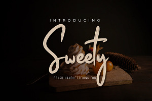 Sweety - Brush Handwritten Font