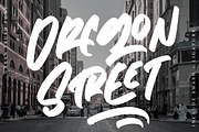 Oregon Street - Urban Brush Font, a Script Font by Arendxstudio (Thumbnail 1 of 8)