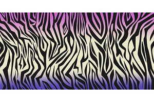 Y2k zebra print pattern with pastel, an Illustration by art PVP - market