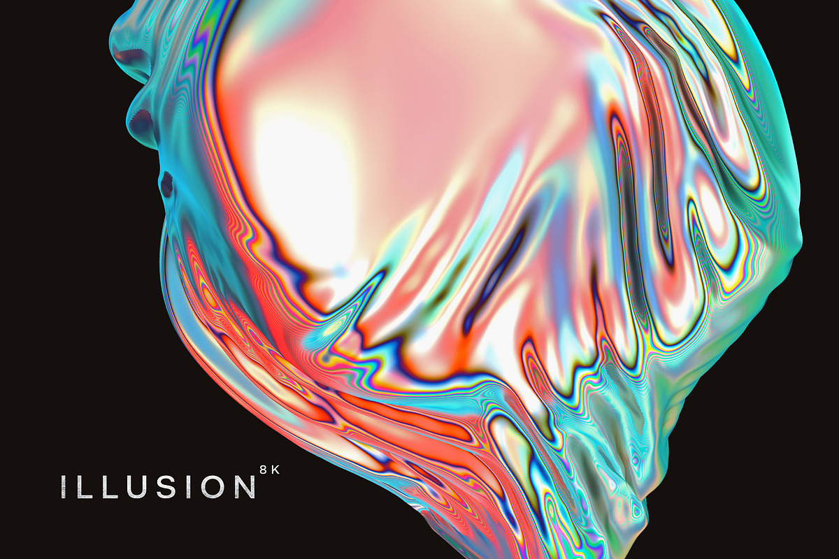 Illusion 8K: Optical Textures, an Object Graphic by RuleByArt (Photo 8 of 17)