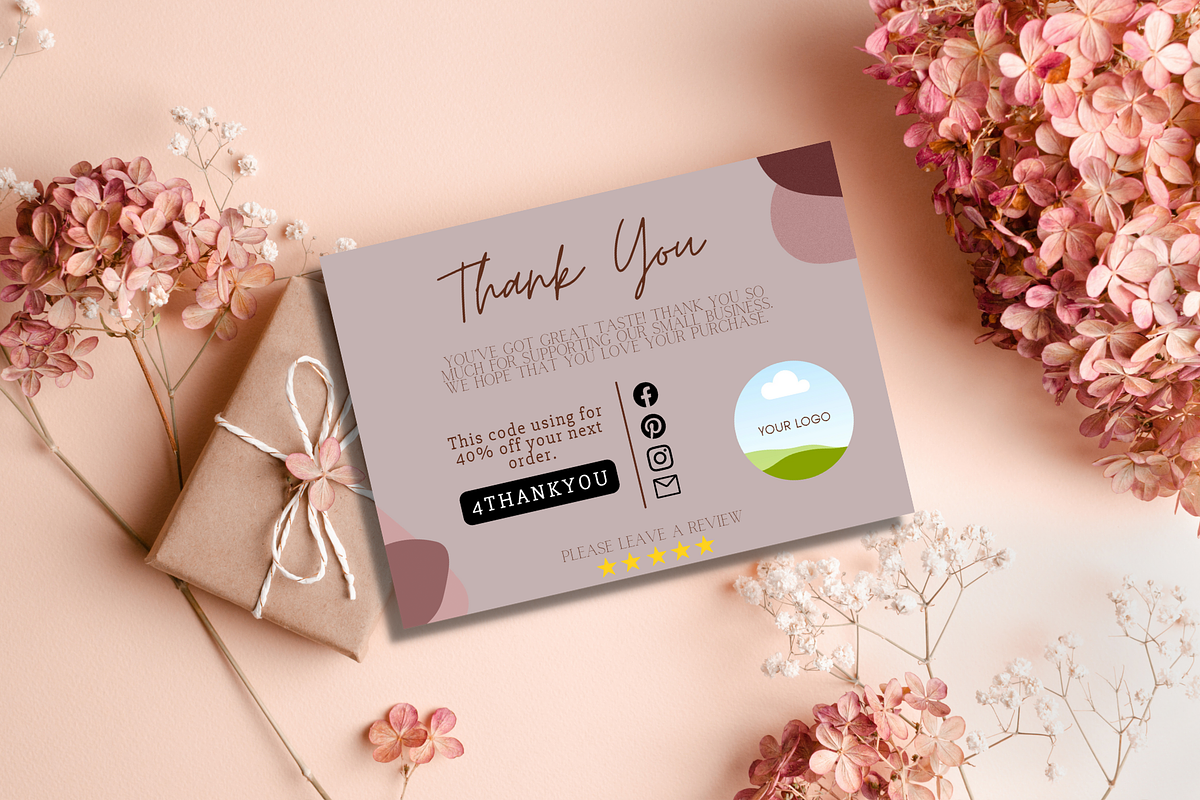 Thank You Order Card | Canva, a Card Template by tahananeart (Photo 6 of 7)