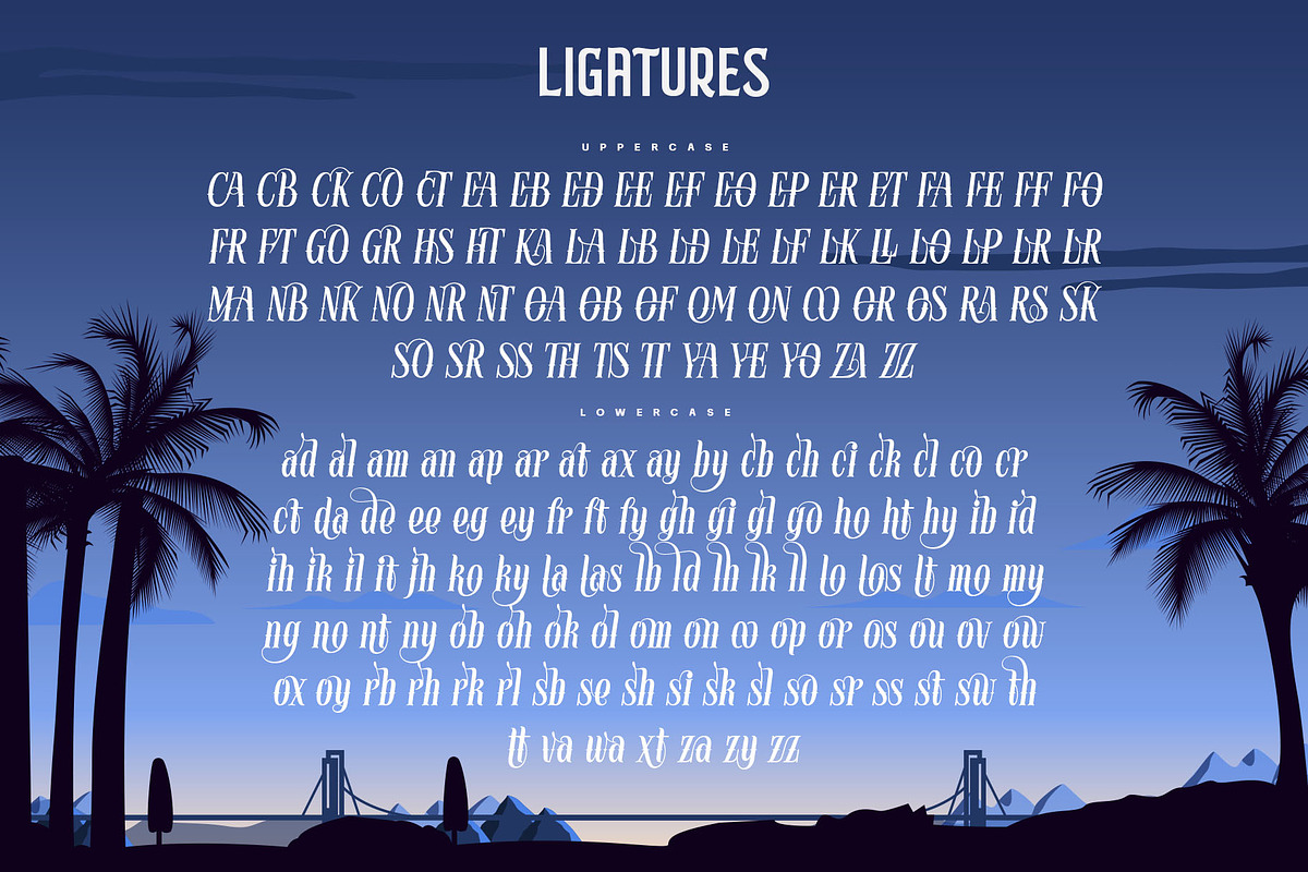 Villa de Ramos Typeface, a Script Font by alit design (Photo 17 of 19)