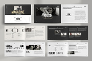 Digital Magazine Layout Landscape, a Magazine Template by NorthPeak (Thumbnail 1 of 12)