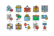 85 Retail and Shopping Icons, an Icon by Flat Icons (Thumbnail 4 of 10)