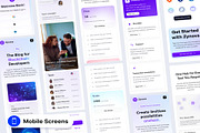 Zynova - Web3 SaaS Web Template UI, an UI Kit Template by Lumina_ui_ux202 (Thumbnail 5 of 7)