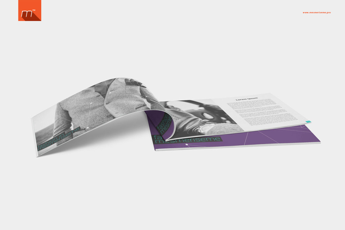 Landscape Brochure Mock-up, a Print Template by BlackMocca (Photo 5 of 8)