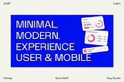 Futuristic Technology Sans - Caliro, a Sans Serif Font by Say Studio (Thumbnail 3 of 11)