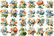 Watercolor Spring Wildflowers Png, an Illustration by Craft Nest (Thumbnail 6 of 11)