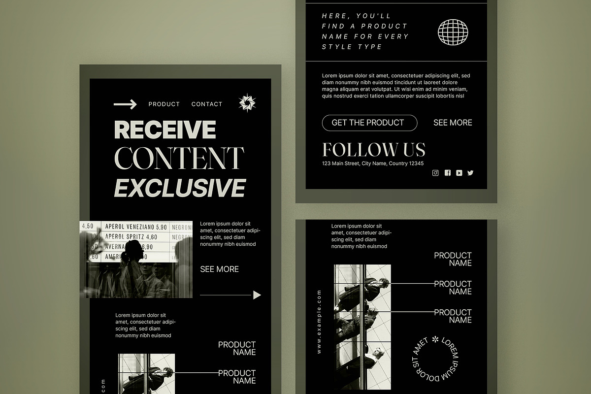 Monochrome Email Newsletter, an Email Template by graphicook (Photo 2 of 3)