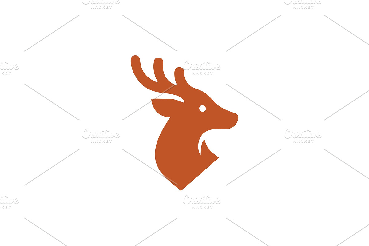 Deer Head Logo Collection, a Branding & Logo Template by Vectorium Studio (Photo 9 of 25)
