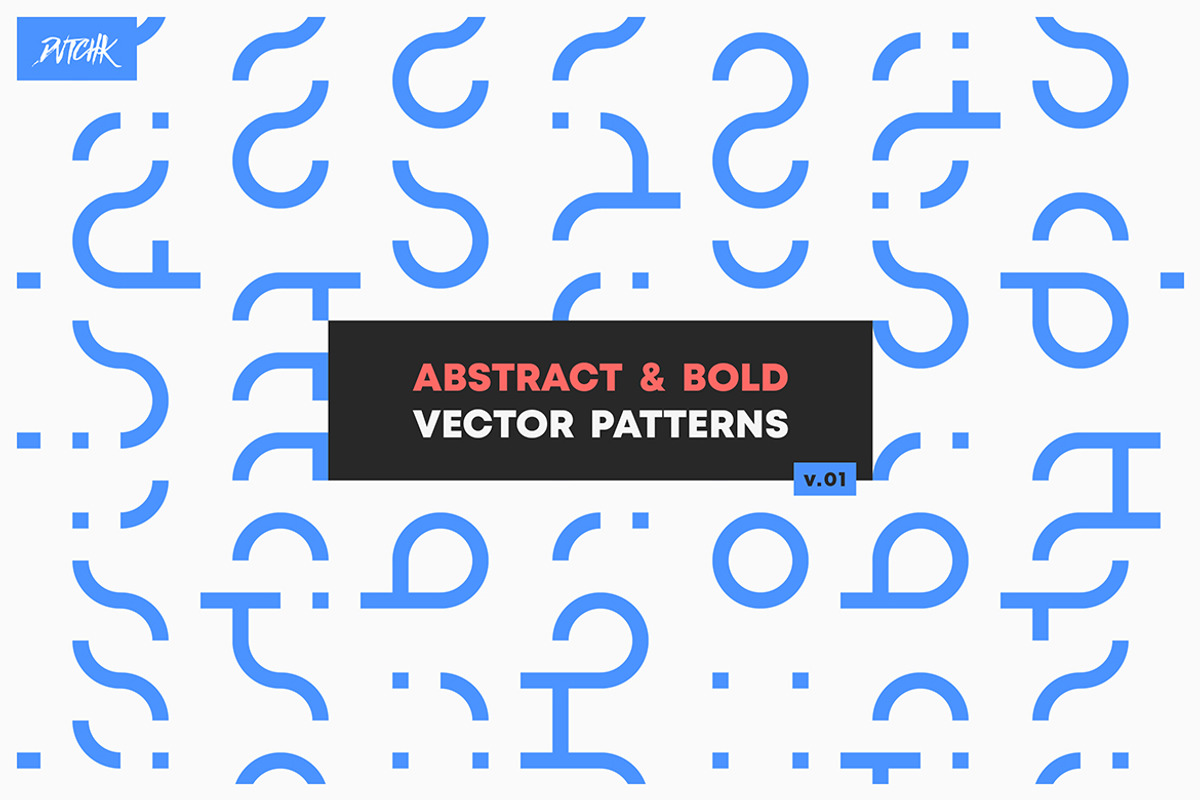 Abstract & Bold Vector Patterns V01, a Pattern Graphic by dvtchk (Photo 8 of 15)