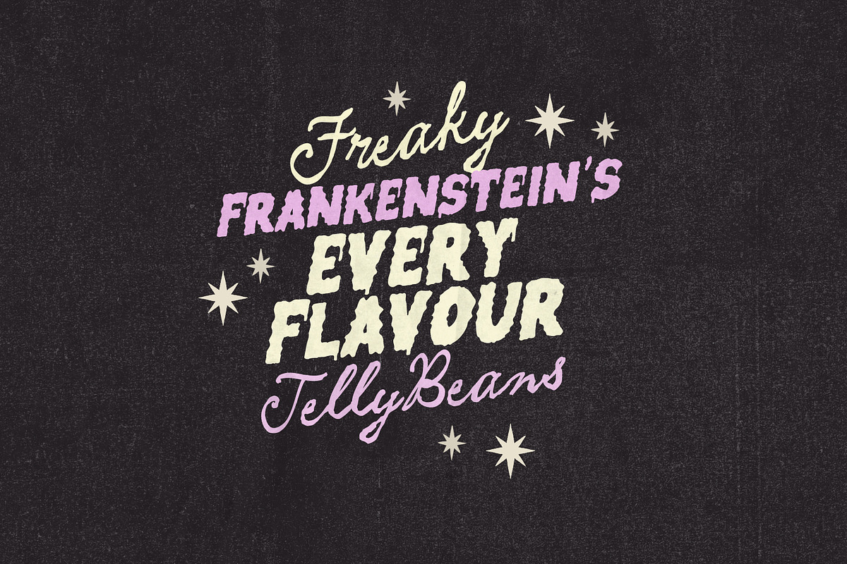 Monsta Mash Font Duo, a Handwritten Font by Nicky Laatz (Photo 9 of 16)