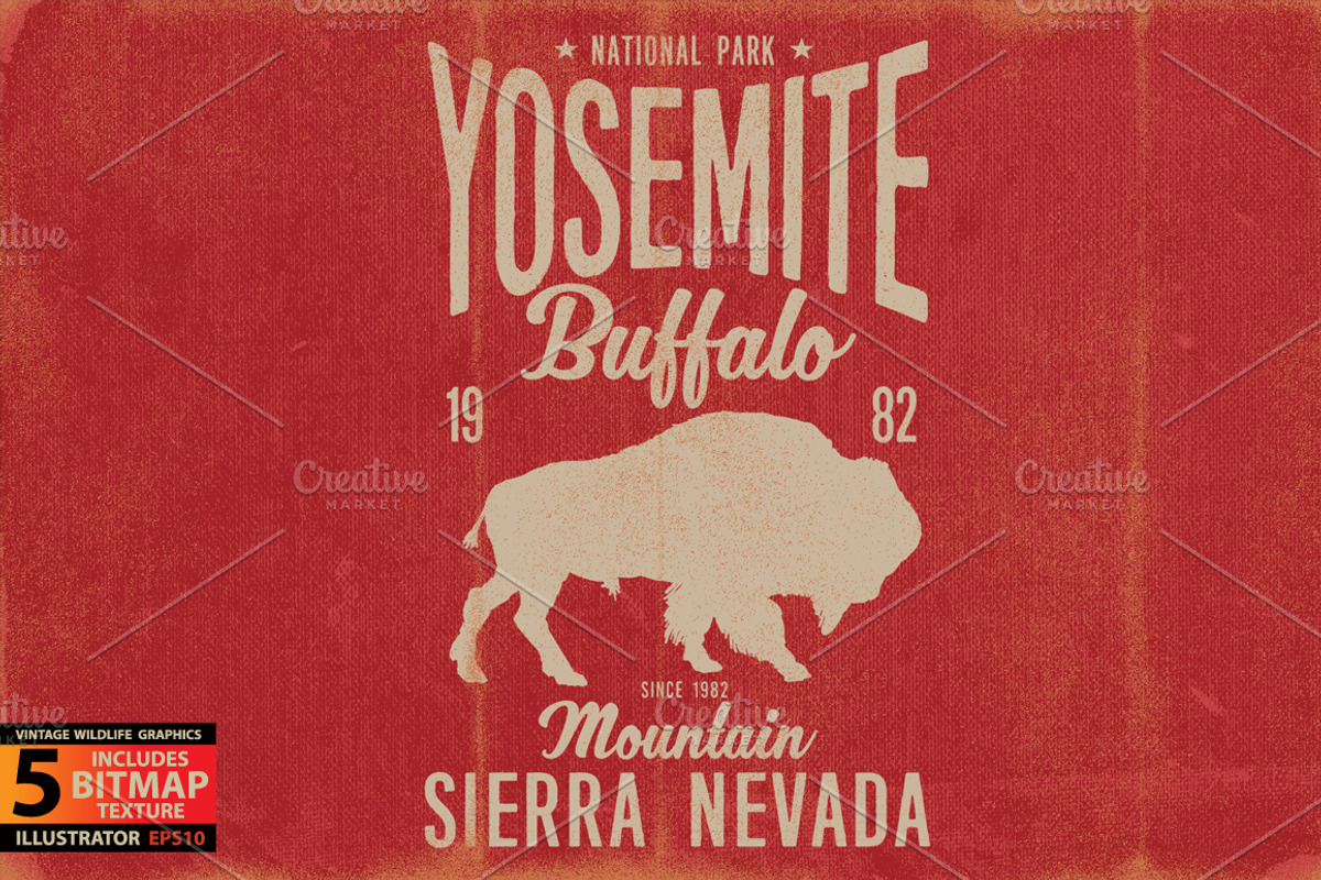 BUFFALO - Wildlife collection, an Animal Illustration by Artistic & Unique (Photo 4 of 10)