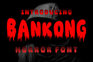 Bankong - Gothic Font, a Blackletter Font by Fourteen Letter