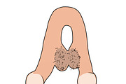 Vector Beige Penis Alphabet Numbers, an Object Graphic by Watercolor_Vector Graphic (Thumbnail 7 of 10)