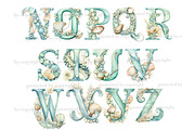 Seashell Alphabet | Pearl Clipart, an Animal Illustration by GlamArtZhanna (Thumbnail 3 of 5)