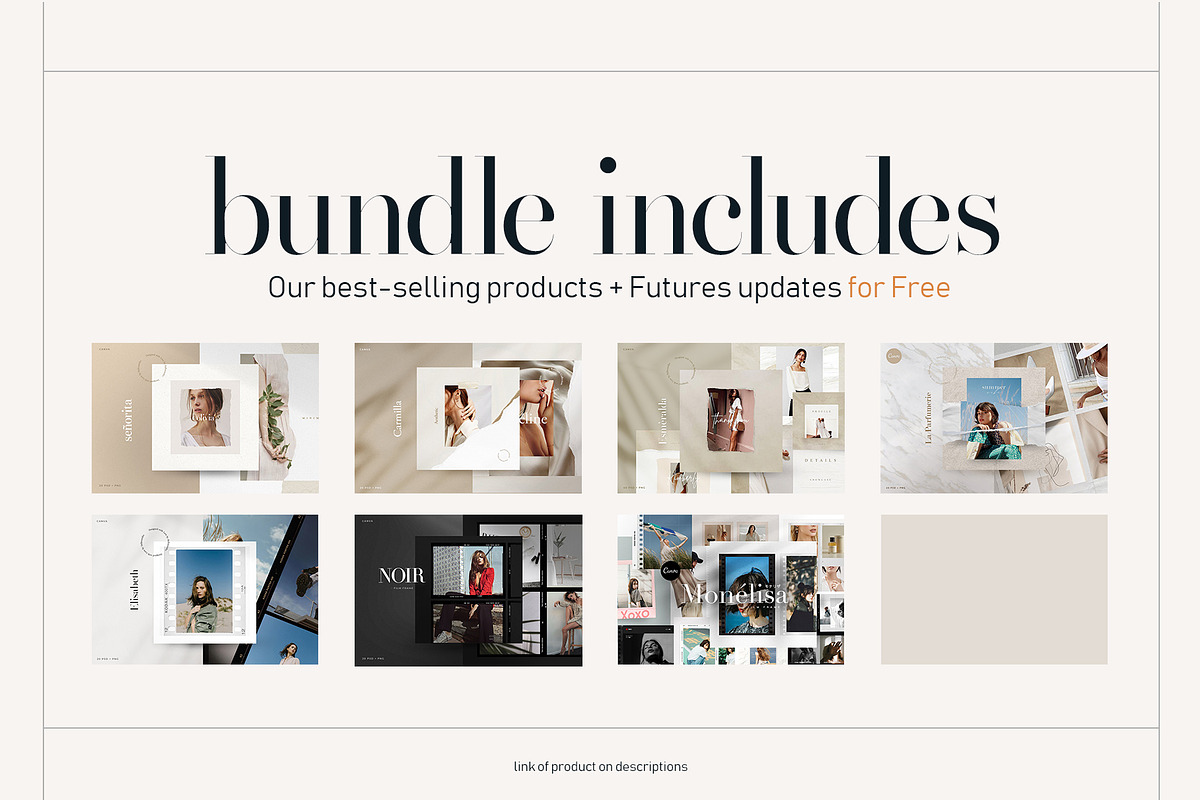 200 Social media bundles sale!, a Marketing Template by Helloxandro (Photo 14 of 16)