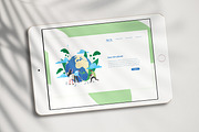 Save the planet concept banner, a Person Illustration by Good Studio (Thumbnail 3 of 3)