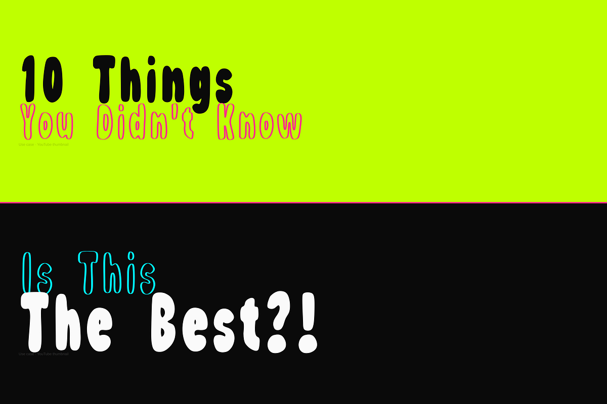 Jello — Bubble Display Font Duo, a Handwritten Font by Lettra Studio (Photo 13 of 22)