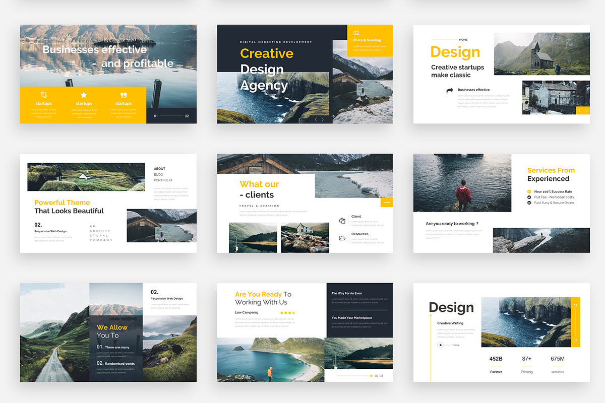 Portal Bundle Google Slide FULL, a Presentation Template by One Percent Studio (Photo 15 of 28)