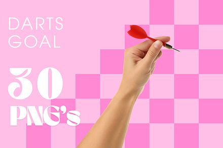Goals & Dart – 30 PNG's for goals