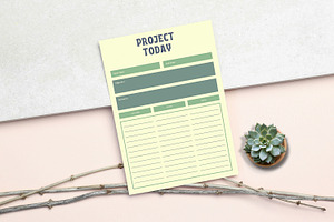 Canva Project Planner Template