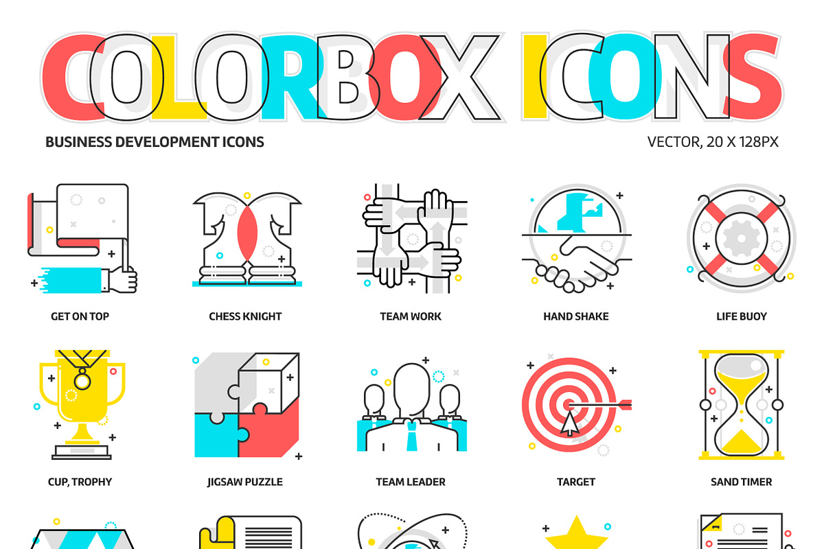 Color box icons bundle, an Icon by Howcolour (Photo 19 of 34)