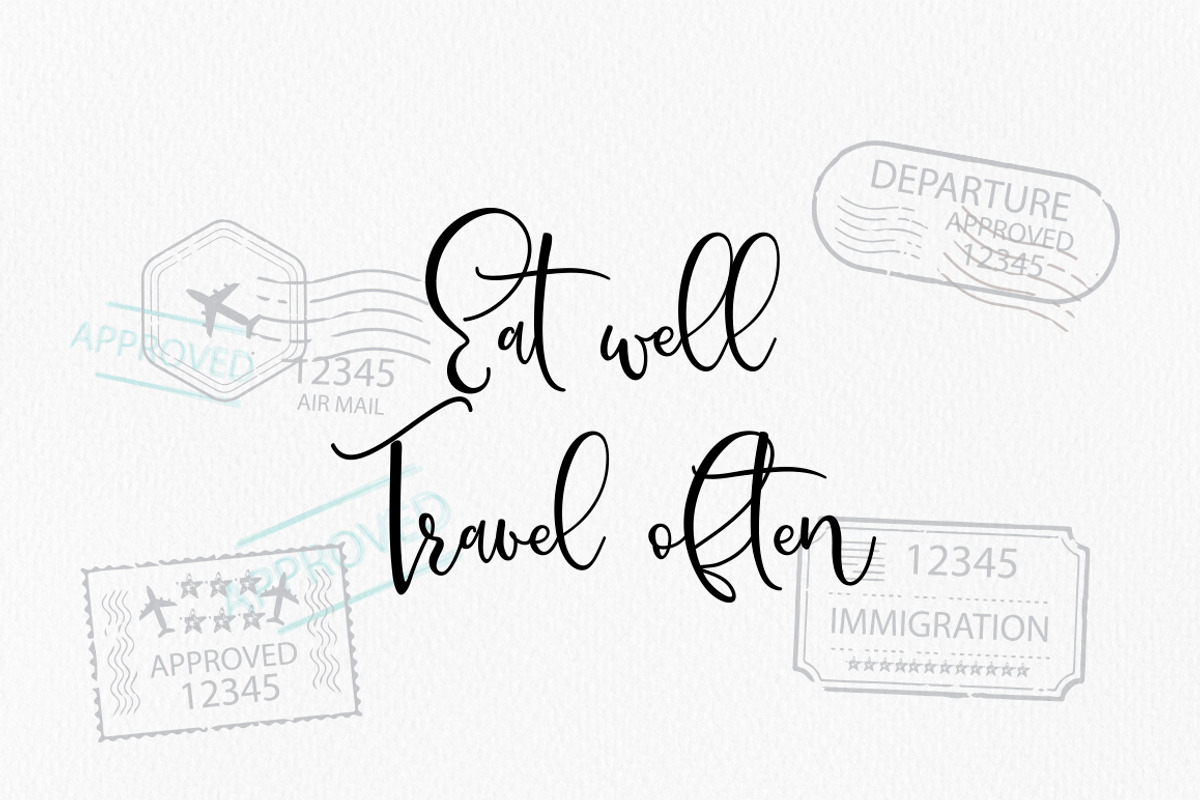 Borgoforte script font preview 8