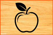 Apple Silhouette Puzzle Clipart Set, an Illustration by jahid234 (Thumbnail 4 of 4)