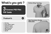Polo Shirt Jersey Mockup, a Shirt Mockup by Pixie Creative (Thumbnail 2 of 5)