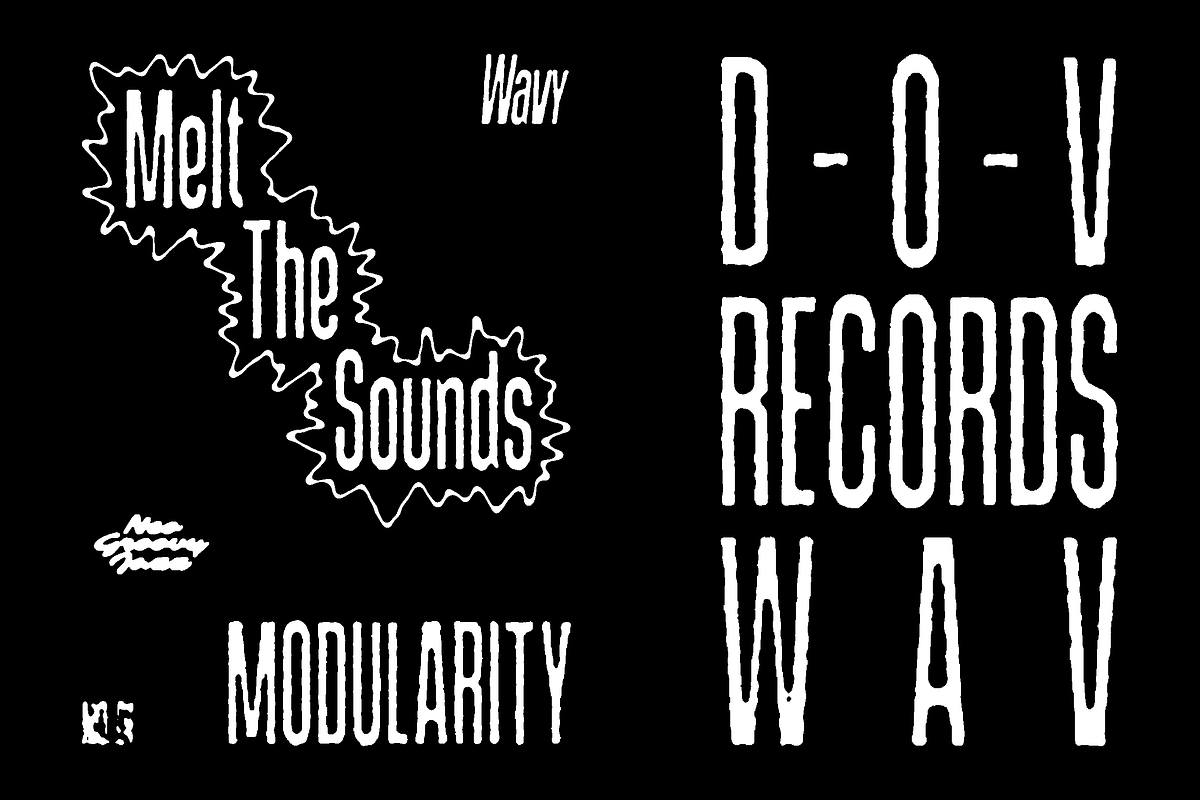 LL Narrew Textured font, a Sans Serif Font by Lives And Levels (Photo 7 of 8)