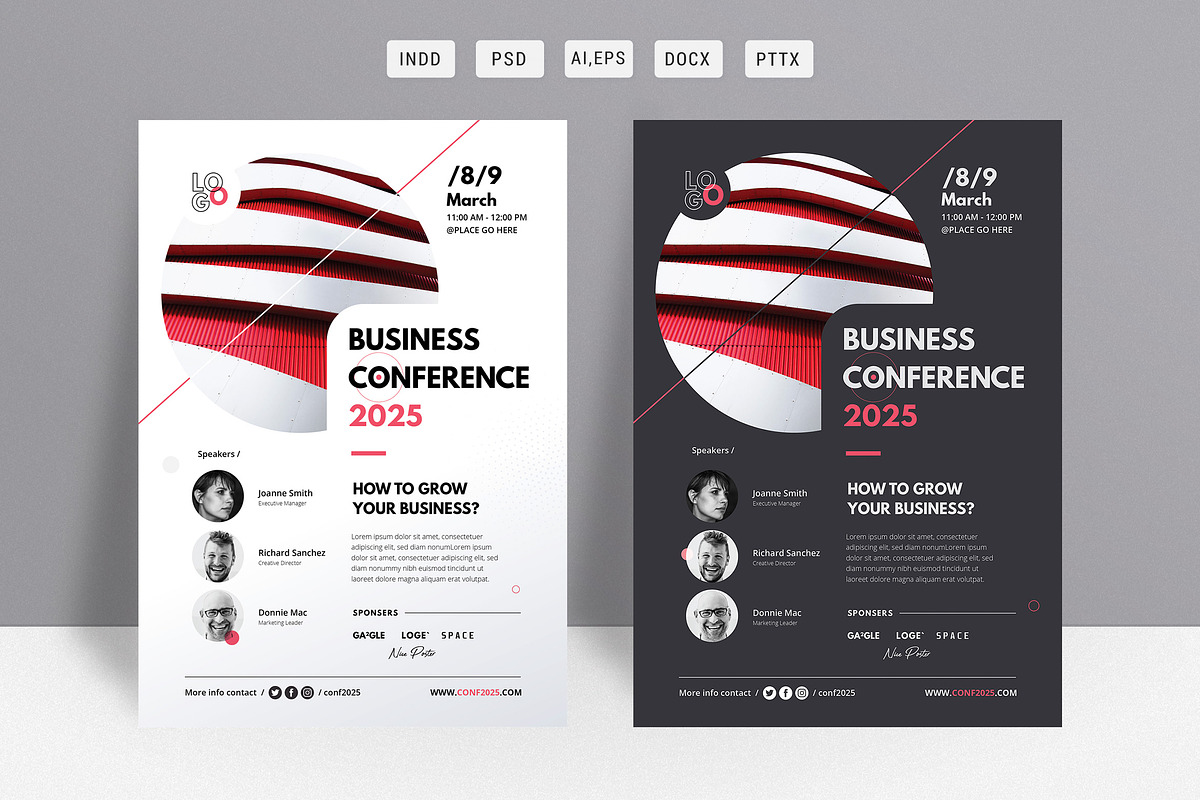 Event / Business Conference Flyer, a Flyer Template by Creativity-Design (Photo 1 of 4)