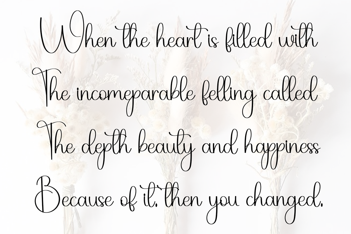 Samantha, a Handwritten Font by InermediaSTUDIO (Photo 7 of 8)