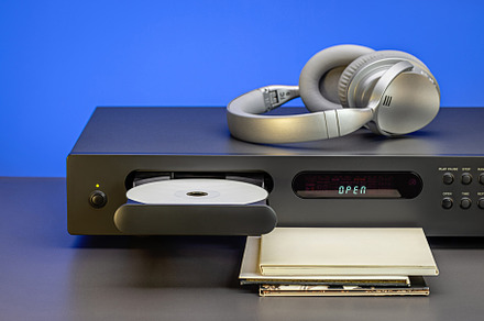 Headphones for listening to music.