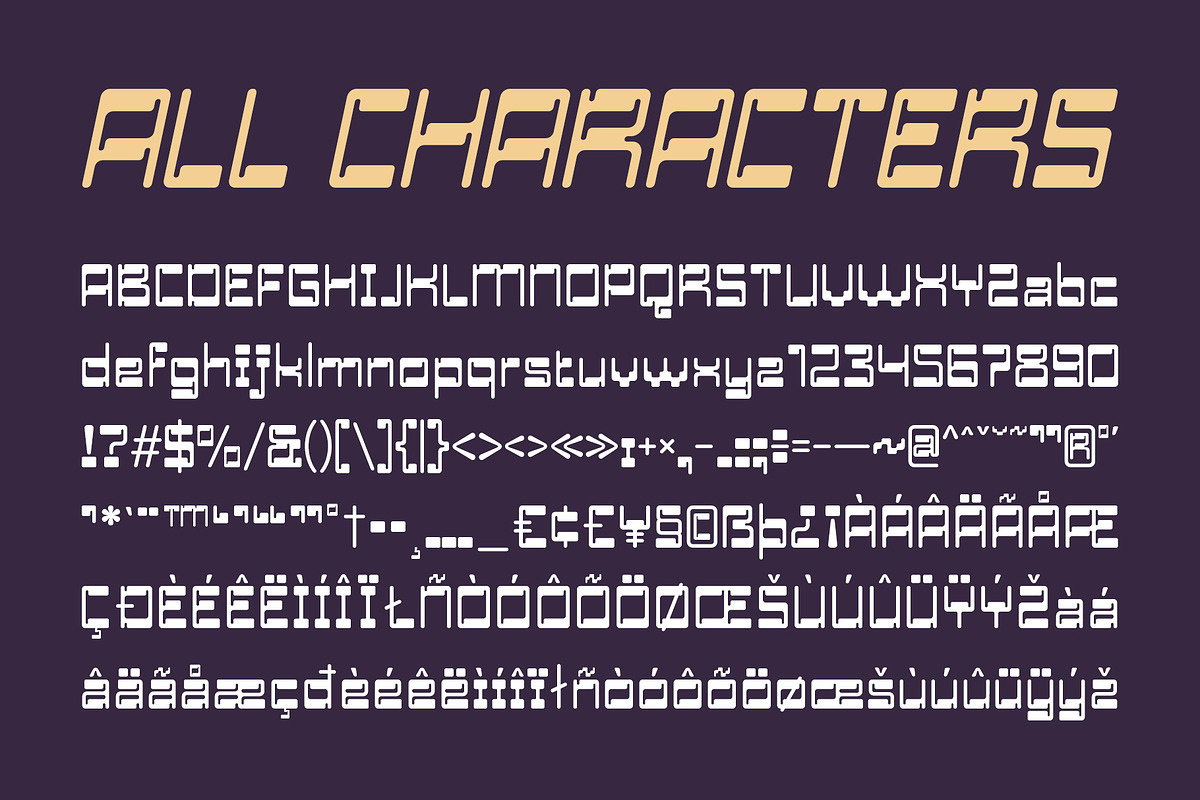 CS Bunker – Reverse Contrast Font, a Sans Serif Font by Craft Supply Co. (Photo 8 of 8)