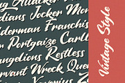 Vintage Style - Bold Script Font, a Script Font by StringLabs (Thumbnail 8 of 15)