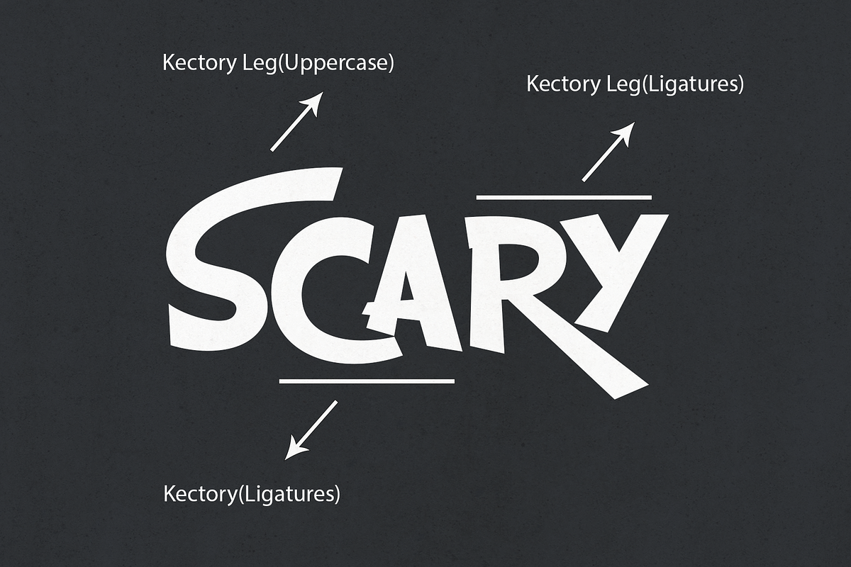Kectory – Display Font, a Sans Serif Font by NDNL Studio (Photo 6 of 10)